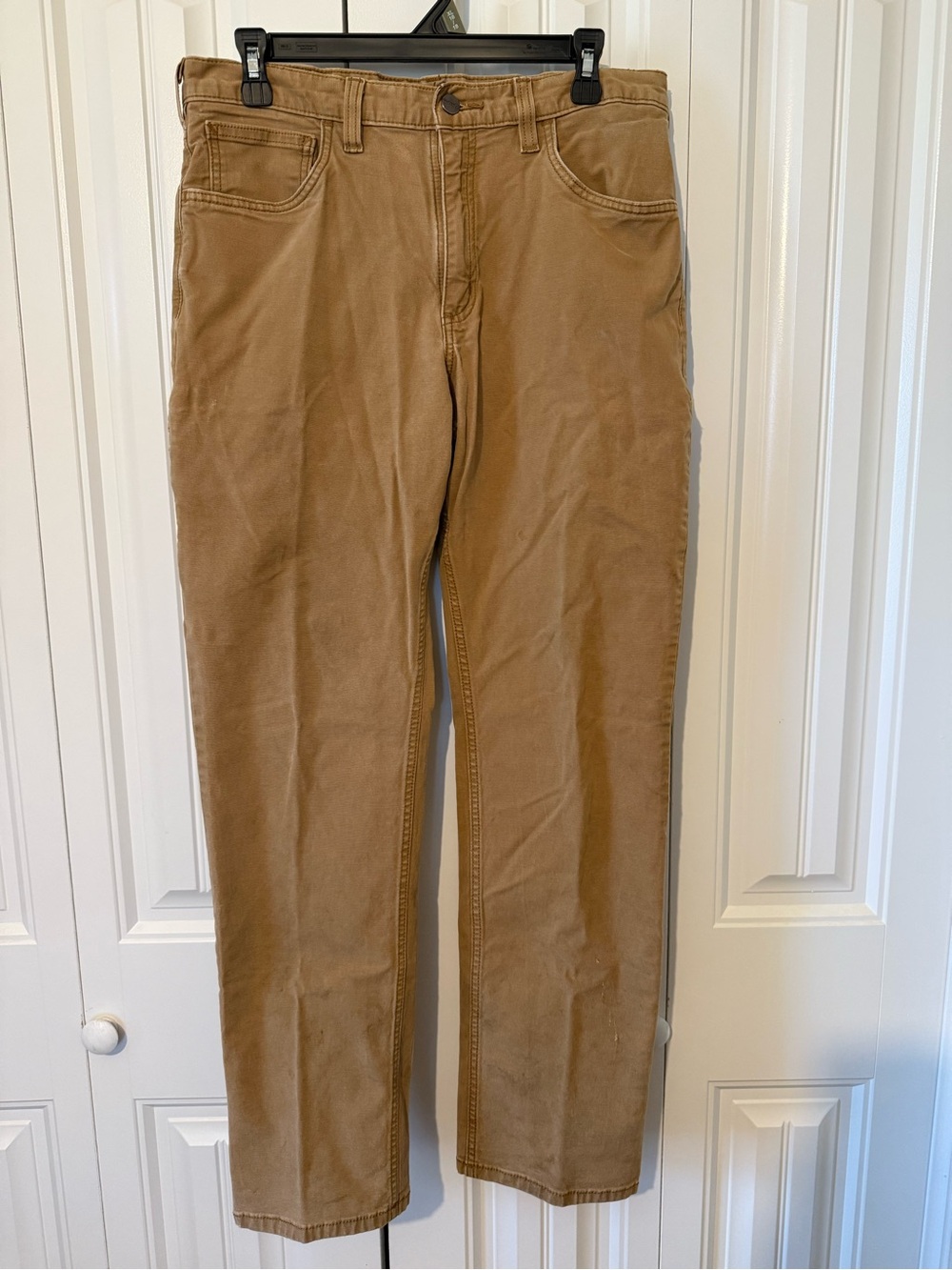 Carhartt Men's Khaki/Tan Straight-Leg Pants